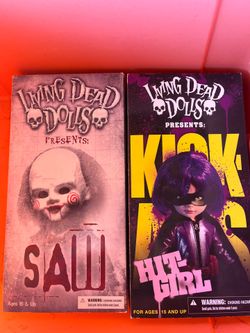 Living dead dolls kick ass and saw