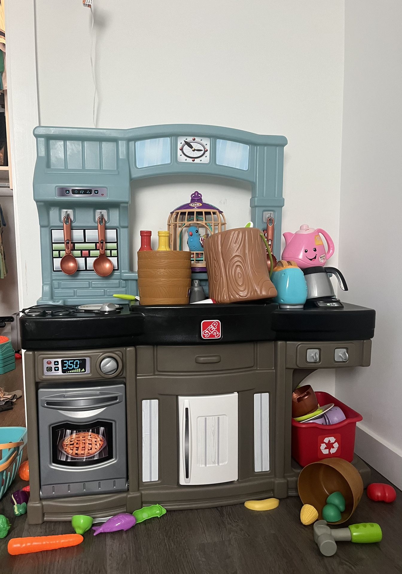 Kids Play Kitchen Food Included 