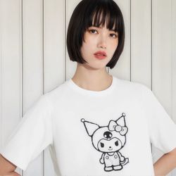 Uniqlo x Sanrio Kuromi White Tshirt
