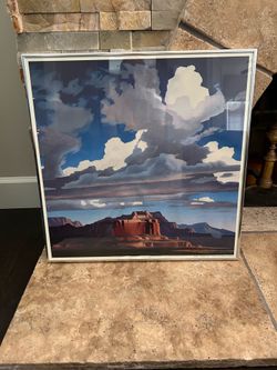 Ed Mell “Sweeping Clouds” signed lithograph 1989