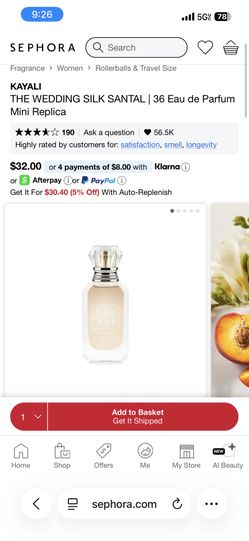 Kayli The Wedding, Silk Santal Perfume