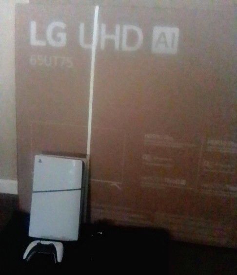 Bundle Deal LG UHD Smart TV And PS5