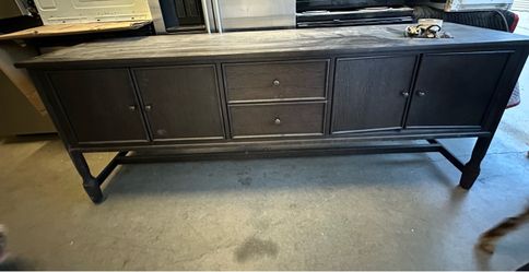 Dark Wood Sideboard Buffet Console