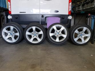 BMW 17" wheels with run flat tires