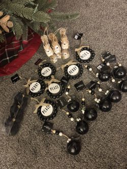 Black and White Ornaments