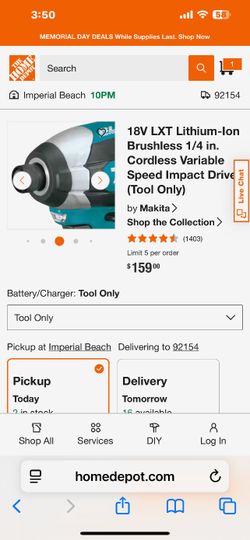 Makita 18V Impact Driver