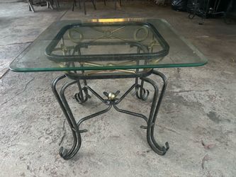 Metal End Table