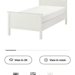 Hemnes Twin Bed and Haugesund Mattress