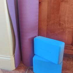 Yoga Blocks And Mat