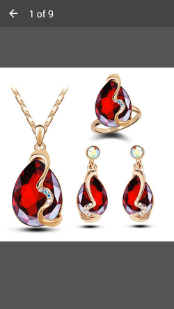 Fashion 18k gold plated Australian crystal