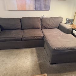 Sectional Couch with Queen Pull Out Bed *MUST BE GONE BY THURSDAY*