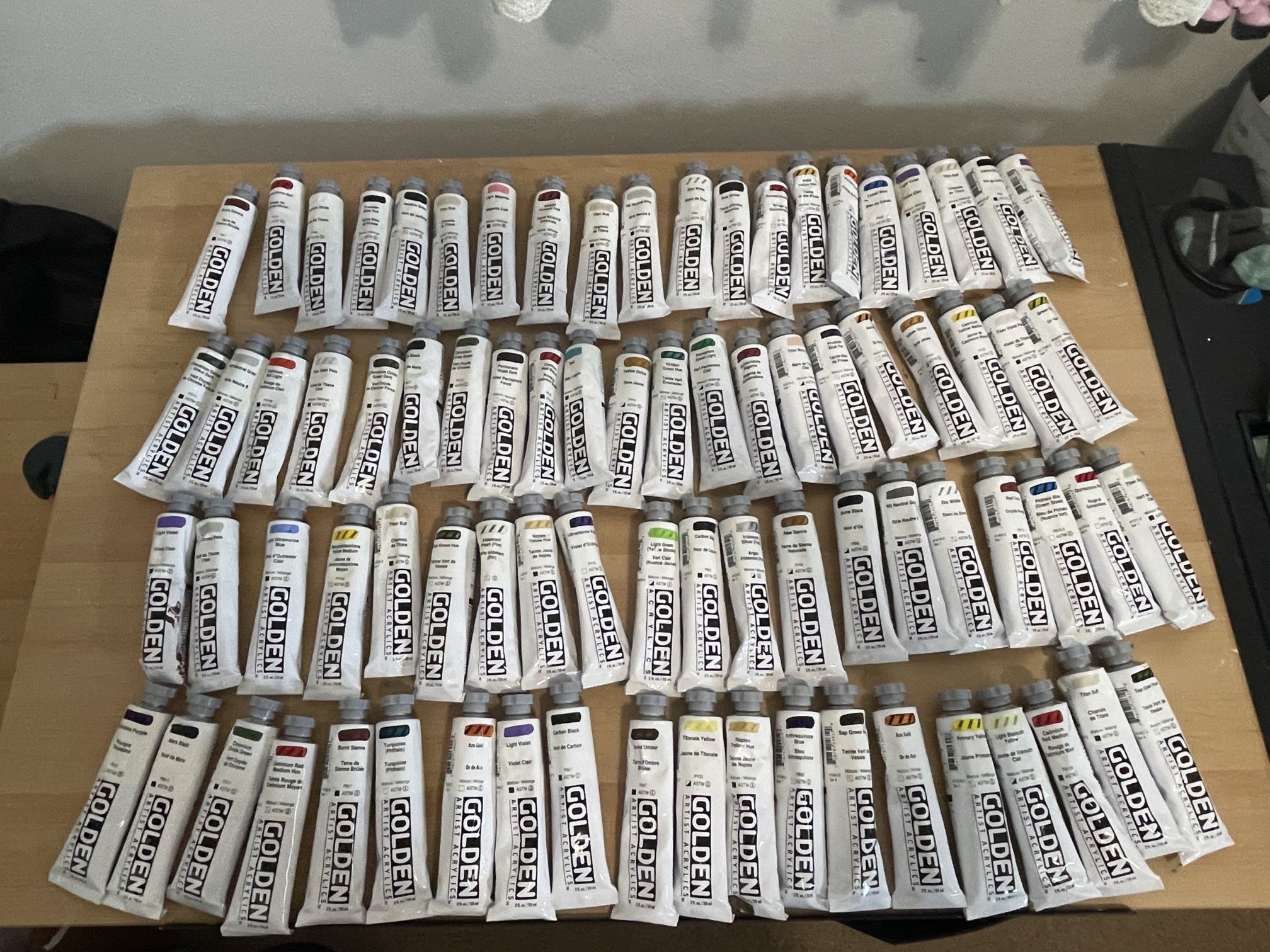 Golden Acrylic Paint Lot