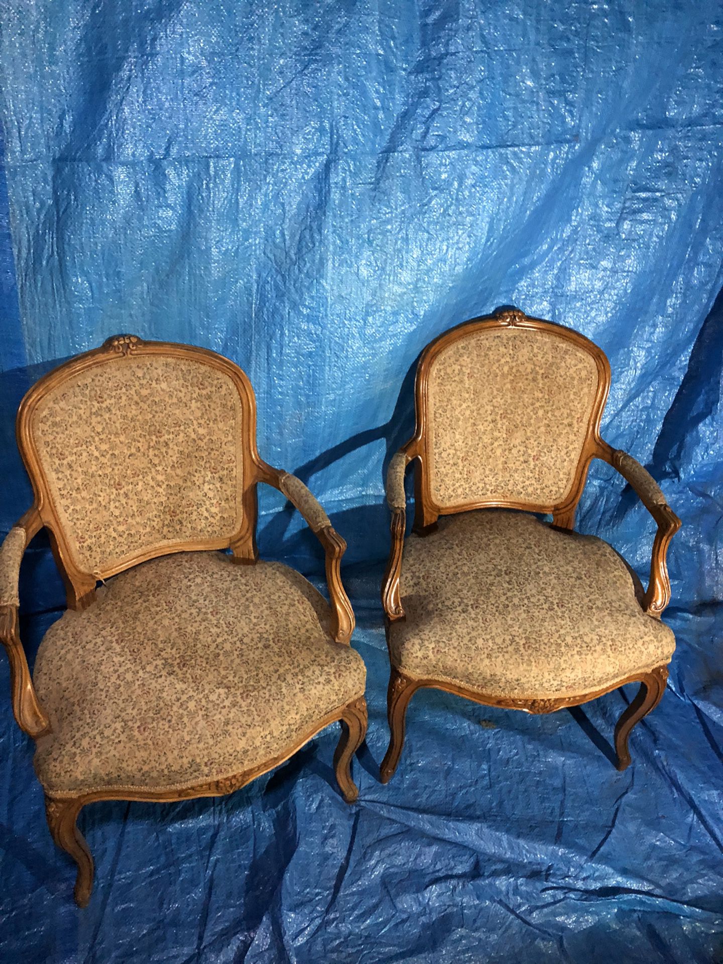 Pair of Antique chairs, Anderson co.