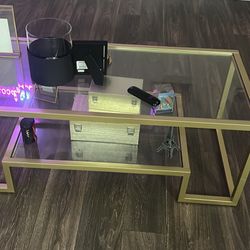 Gold Coffee Table 