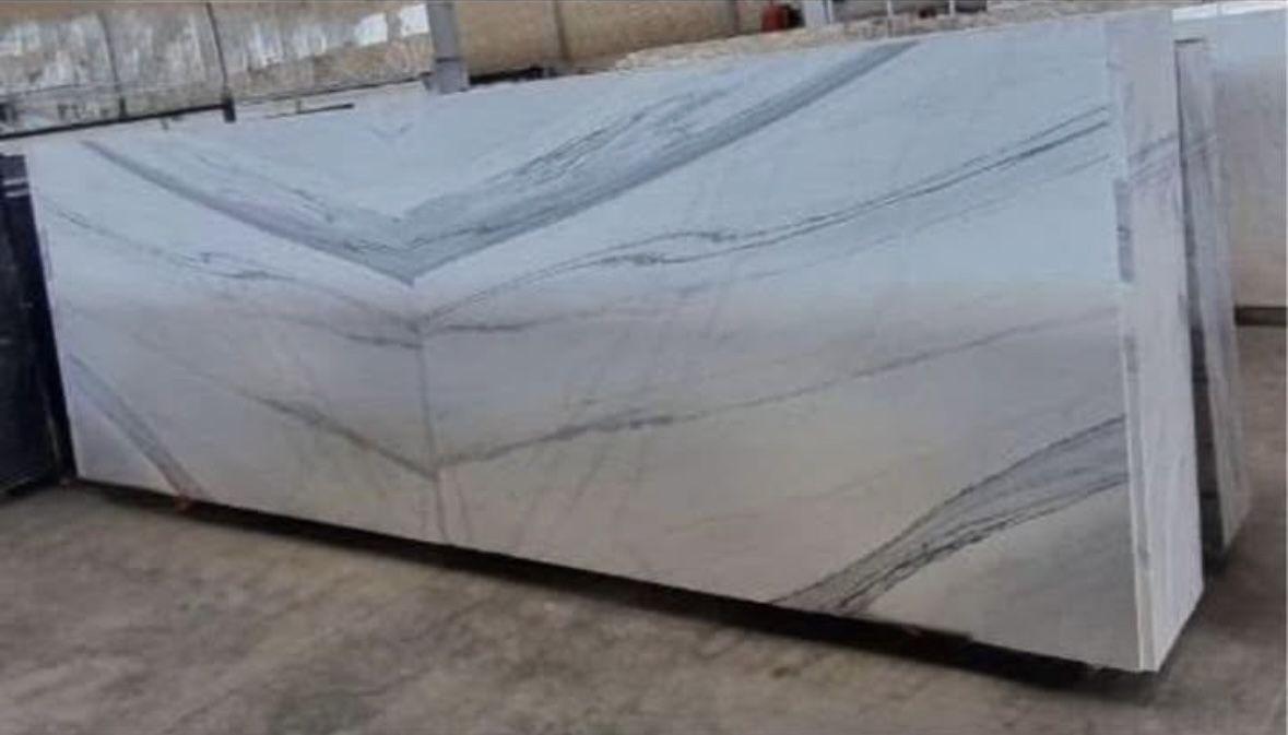 Move - Out Clearance - Bookmatched Snowscape Marble Slabs β Countertop Slabs β $1150/slab