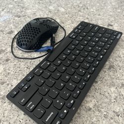 Gaming Mouse And Handy Keyboard Set