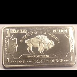 1974 Vintage 999 German Silver 1 Troy 5 Count