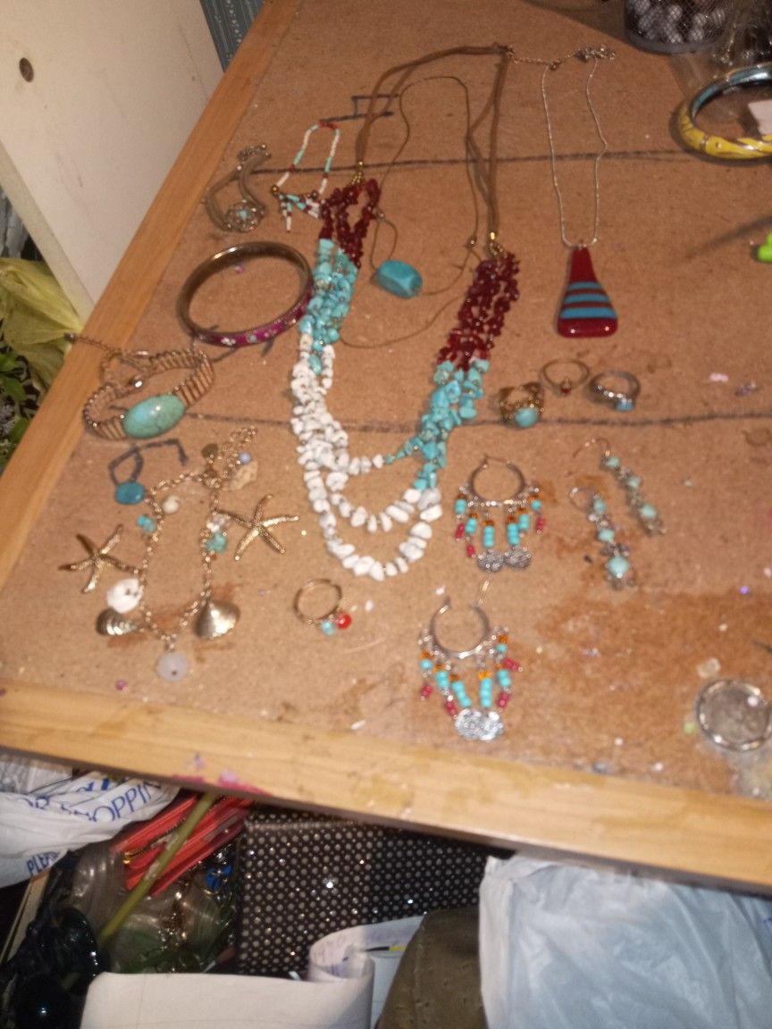 Turquoise Jewelry Lot
