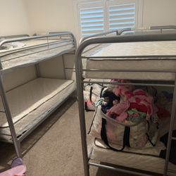 2 Twin Size Bunk Beds