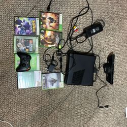 X Box 370 With Controller , Games , Camera