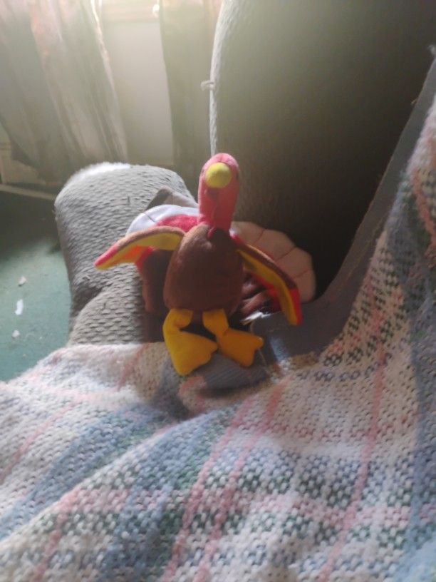Rare "Gobbles" Turkey Ty Beanie Baby 1996 Retired