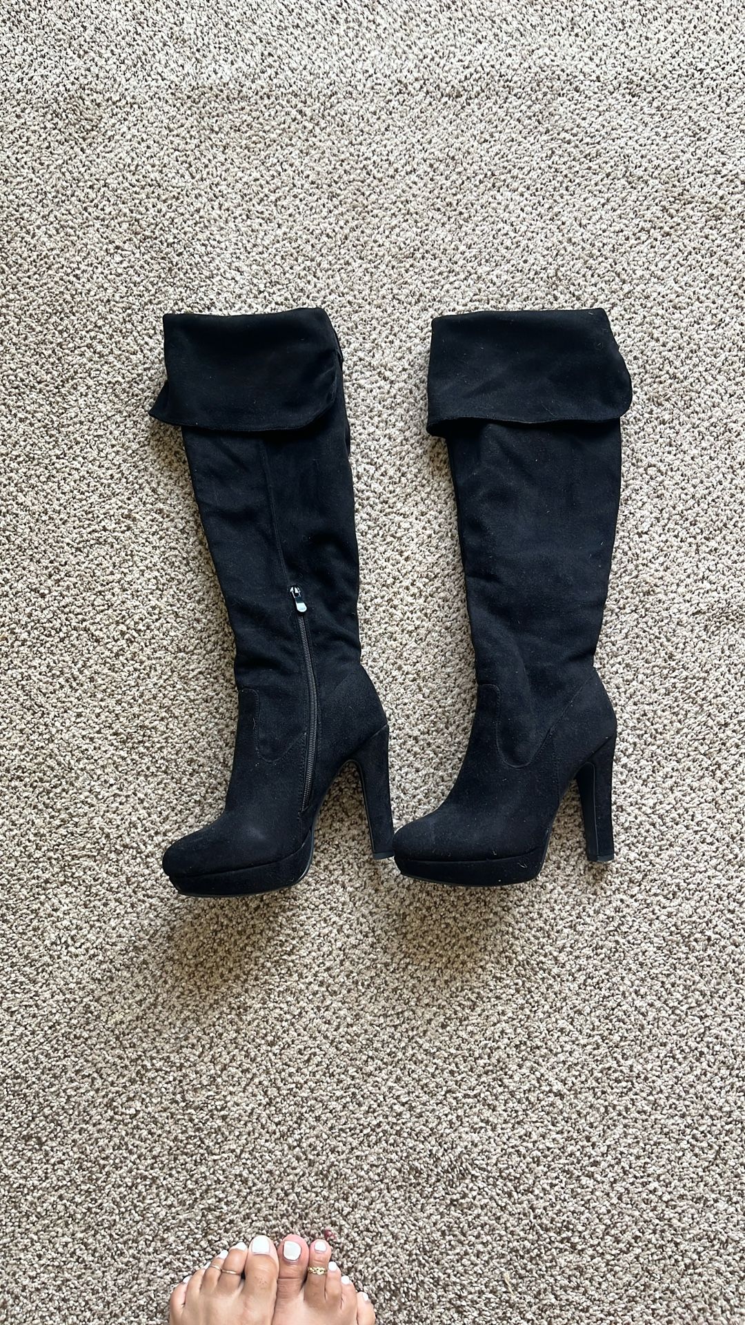 Sexy Tall Black Boots