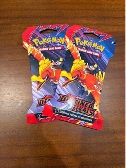 Pokemon TCG Destined Rivals Sleeved Booster Pack x2