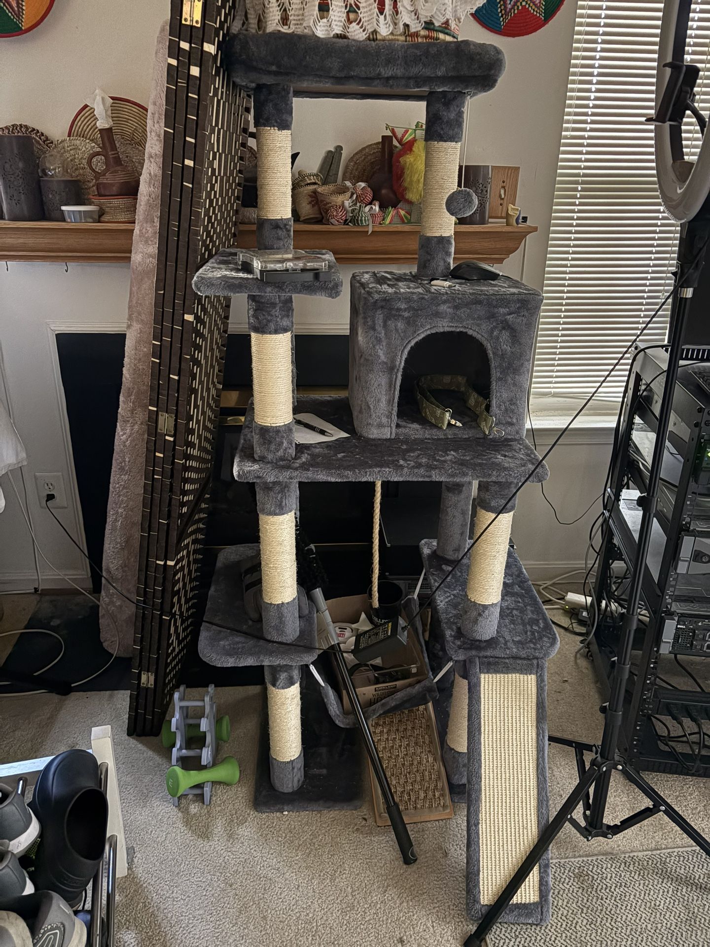 Cat Tree barley used