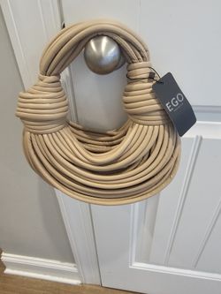 EGO Double Knot Tubular Woven Purse, New