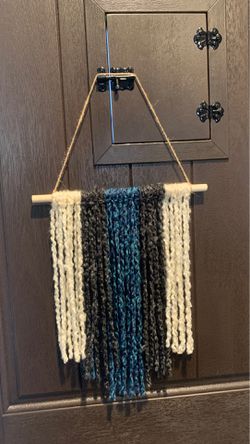 Bohemian hanging yarn decor