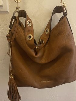 Women's Michael kors letter medium handbag light brown
