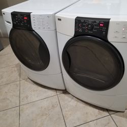 Kenmore Elite Front Load Stackable Washer And Gas Dryer