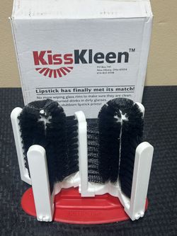 KissKleen KGW-0813 Manual Glass Washer with 2 Brushes . “NEW”