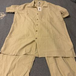 New Coofandy 2 Piece Linen Outfit Beach Button Down 