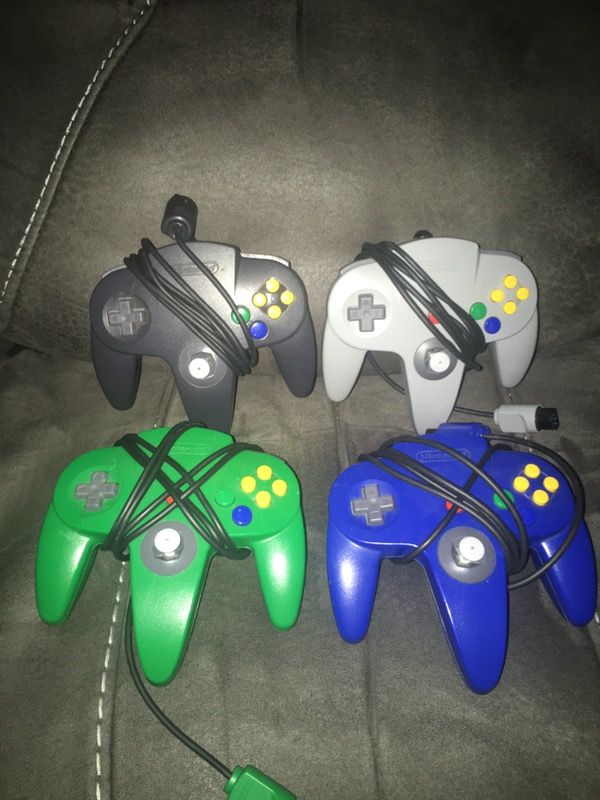 Nintendo 64 Original Controllers Excellent Sticks