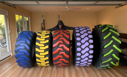 CrossFit Tractor Tires for fitness training!