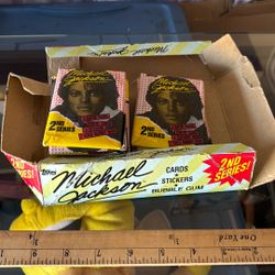 15 packs of Michael Jackson card series 2, 1984