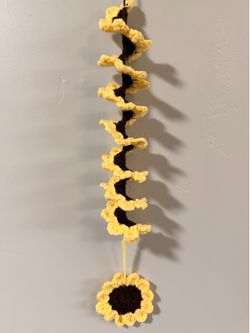 Brand New , Crocheted, Spiral Wind Spinner