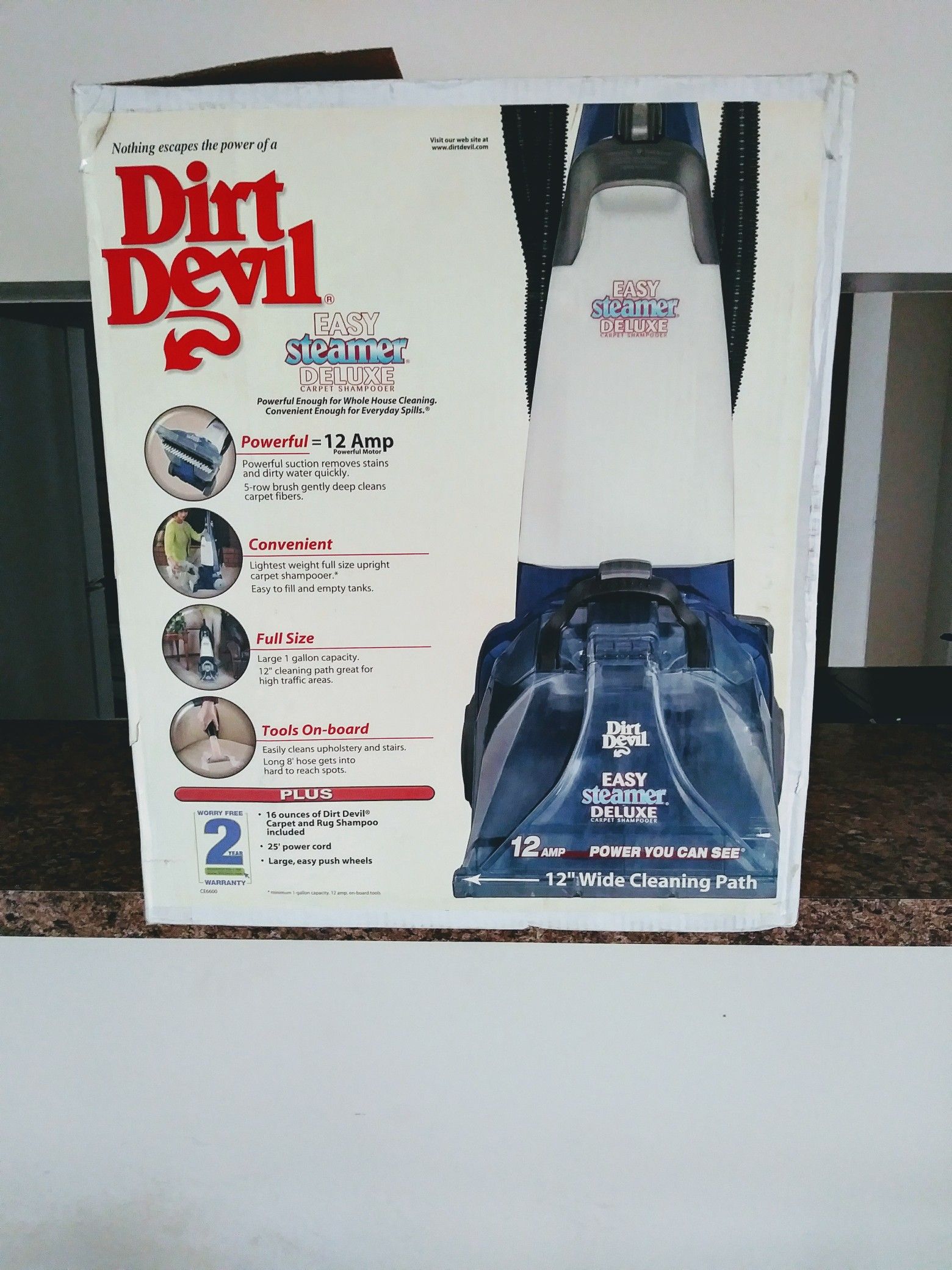 Dirt devil Deluxe shampoo cleaner