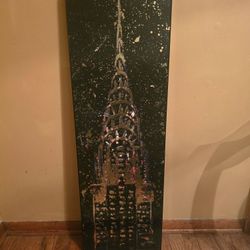 Chrysler Building New York Canvas Painting Wall Art Decor 