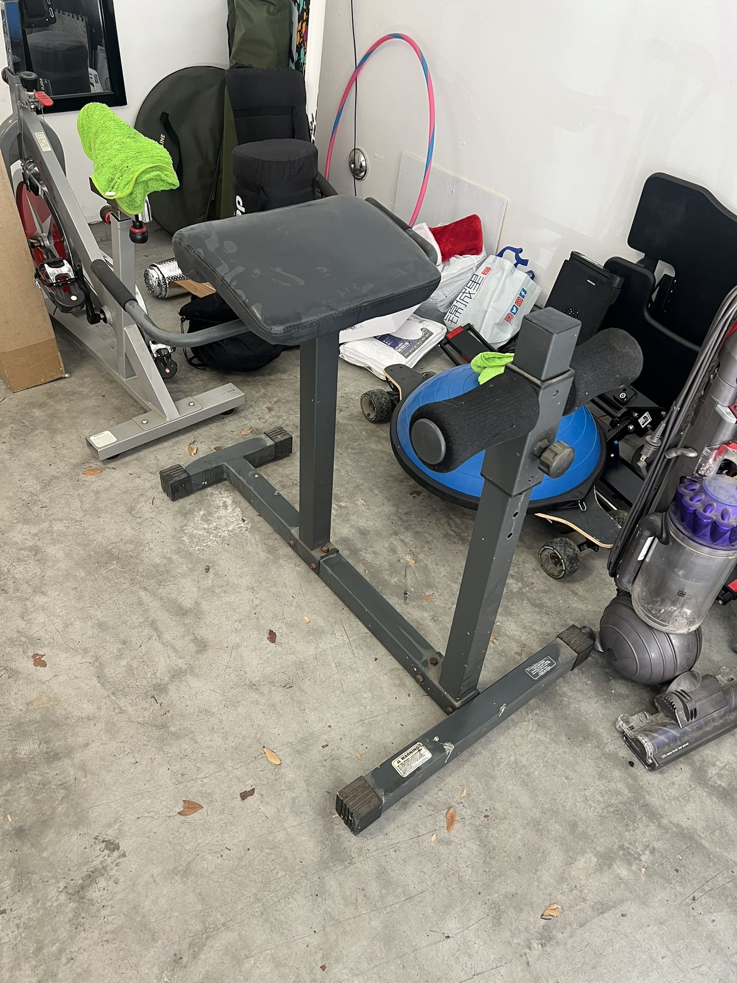 Back extension chair