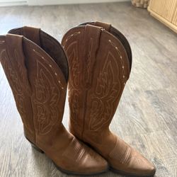 Brown Cowgirl Boots Wide Calf