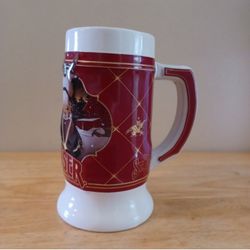  2022 Budweiser Lim. Edition Series #43 Clydesdale Holiday Stain Ceramic Beer Mug