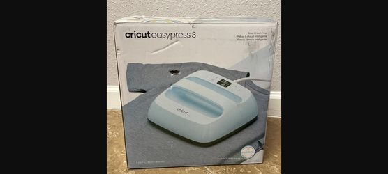Cricut EasyPress 3 - 9" x 9" Heat Press, Zen Blue (Bluetooth Smart)