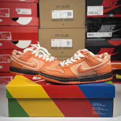 Size 7M/8.5W - Concepts x Nike SB Dunk Low ‘Orange Lobster’