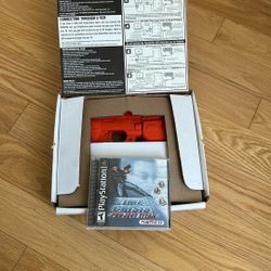 Time Crisis: Project Titan (Sony PlayStation 1, 2001) Big Box W/ Lightgun