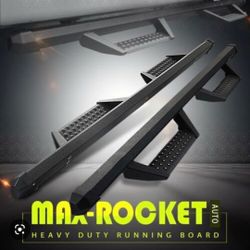 Estribos 2019 to 2026 Chevy Silverado / GMC Sierra Crew Cab Step Running Boards