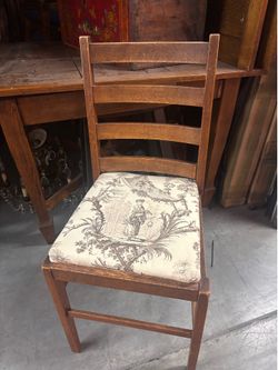 Refurbished antique chair