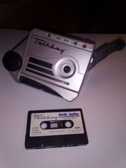 TALKBOY Recorder Home Alone Movie - Vintage 90's Toy Toy's No Box Tiger Talk Boy Electronics