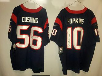 Autographed Authentic Houston Texans Jerseys